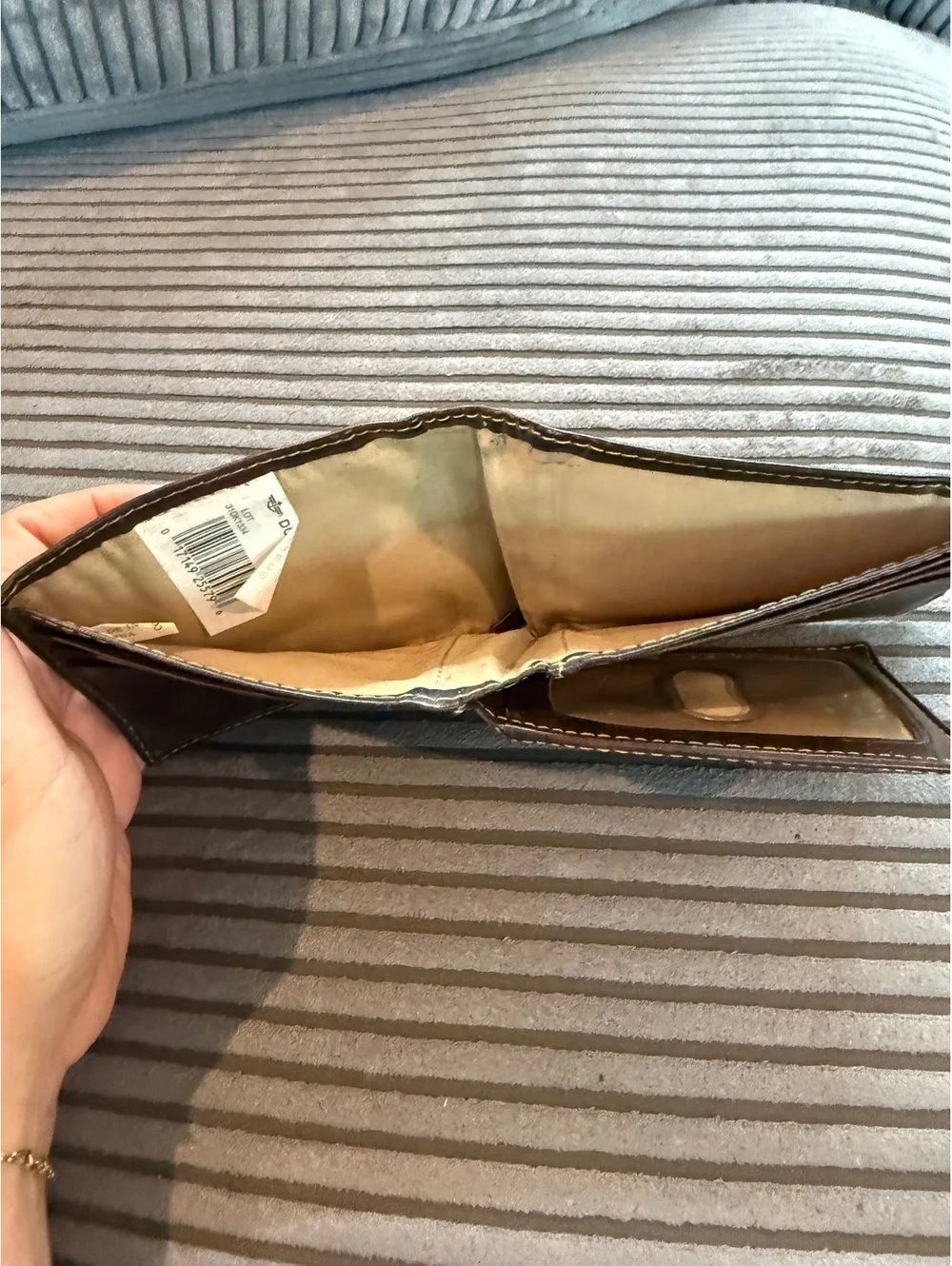Vintage Dockers Brown Genuine Leather Men's Bi-Fold Wallet